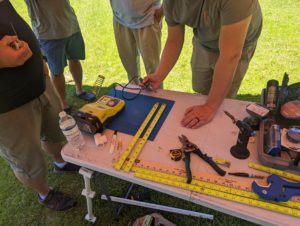 The 2022 Summer Field DayTape measure Antenna Build