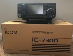ICOM IC-7300 and Astron Power Supply